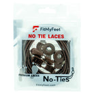 No-Ties Premium Laces Brown