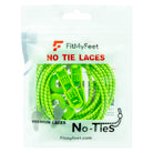 No Ties Premium Laces Green